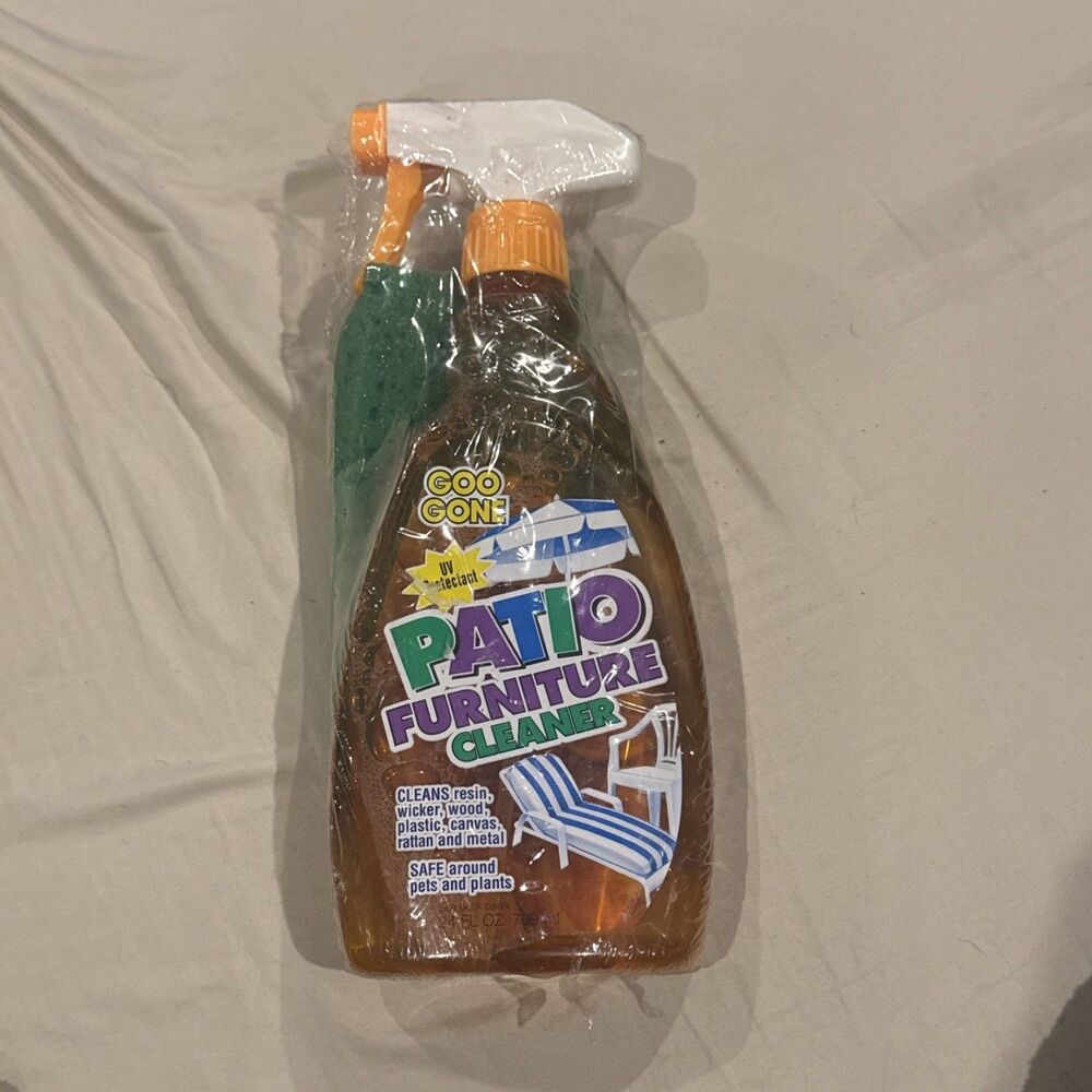 Goo Gone Outdoor Patio Furniture Cleaner  24 oz Spray New Sealed